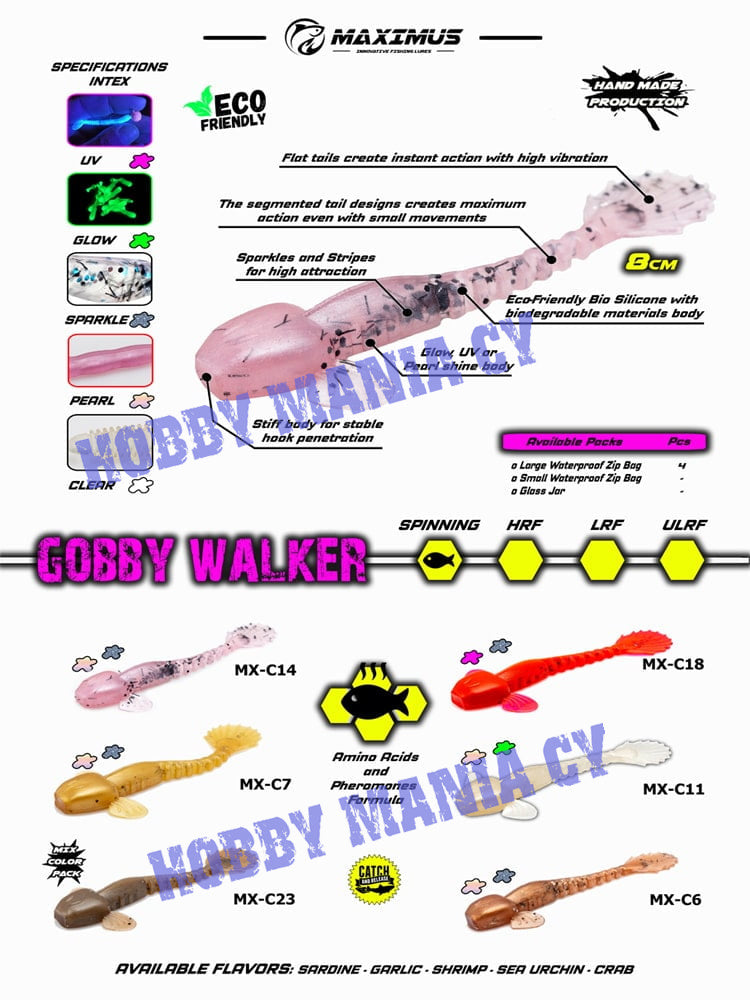 Maximus Goby Walker soft bait