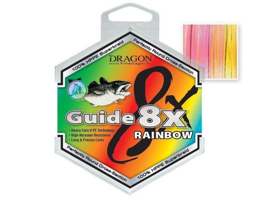 Dragon Guide 8X Rainbow Braid 250mt