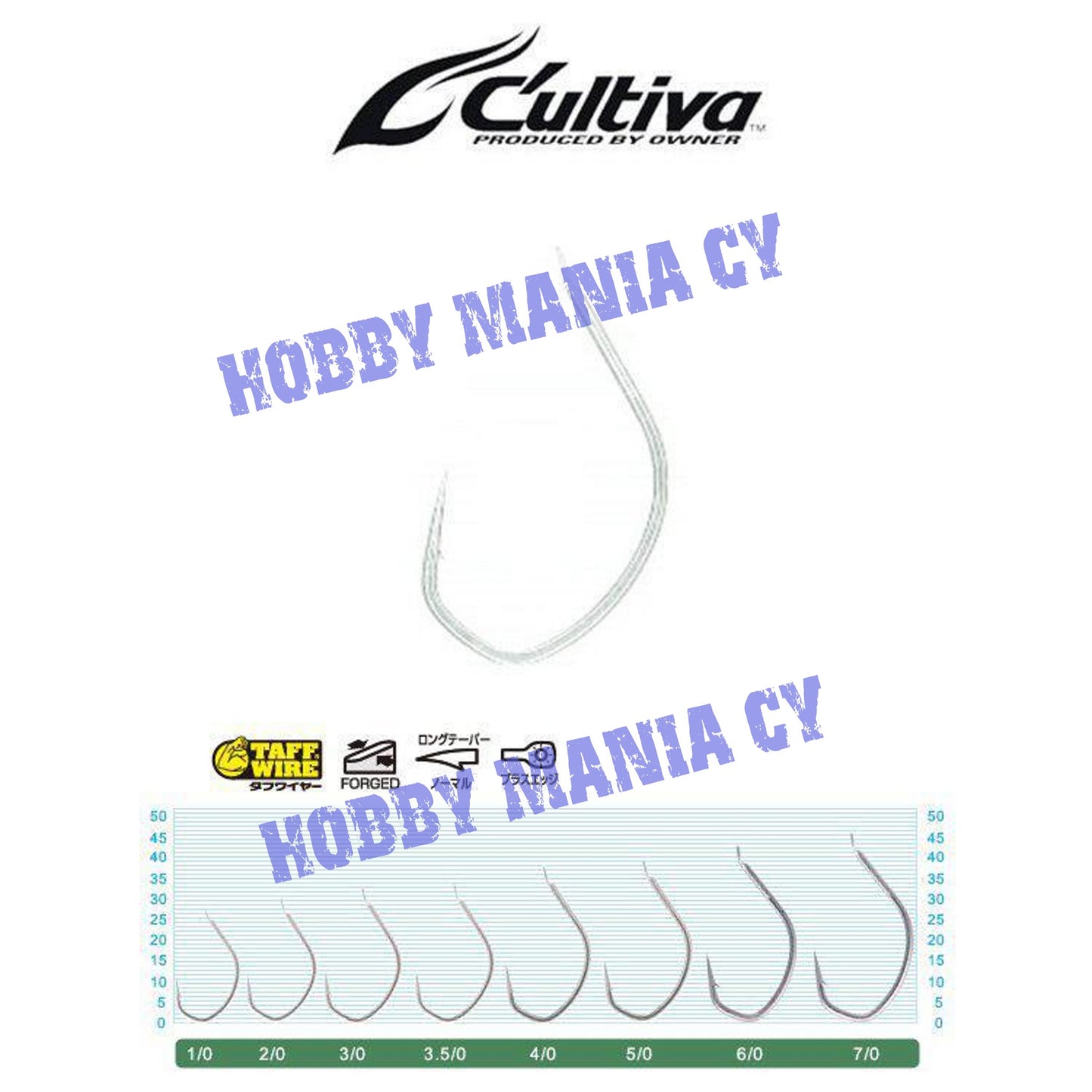 Owner Cultiva JF-25 Hooks