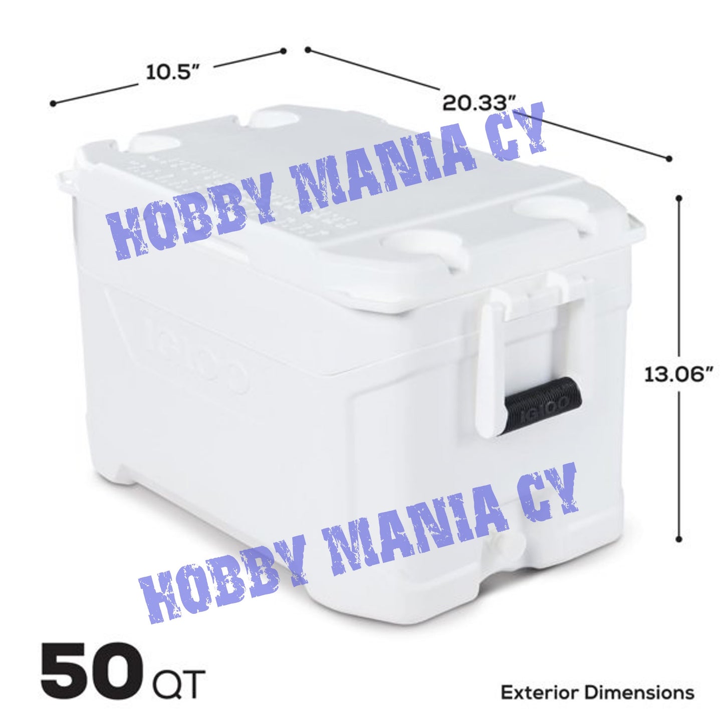 Igloo 50 qt. Profile II Ice Chest Cooler, White