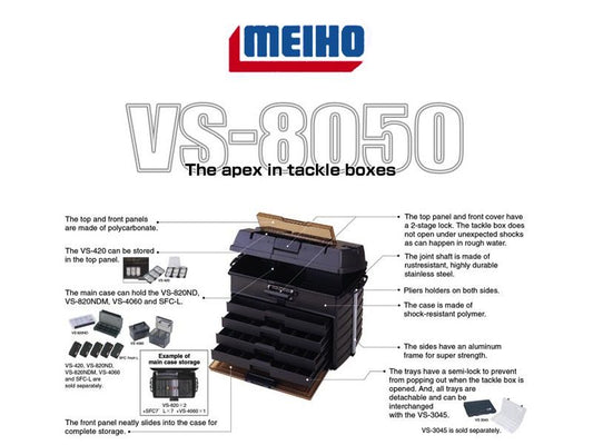 Meiho Versus VS-8050 Tackle Box tackle box