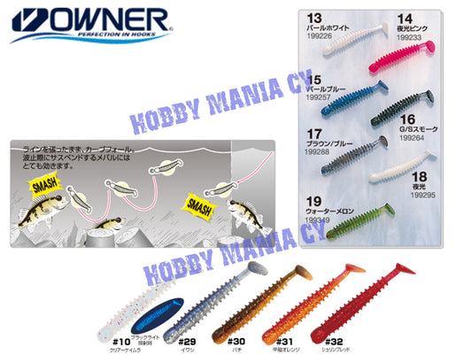 Owner Cultiva Rock ' N Bait RB-2 Ring Kick Tail soft lure