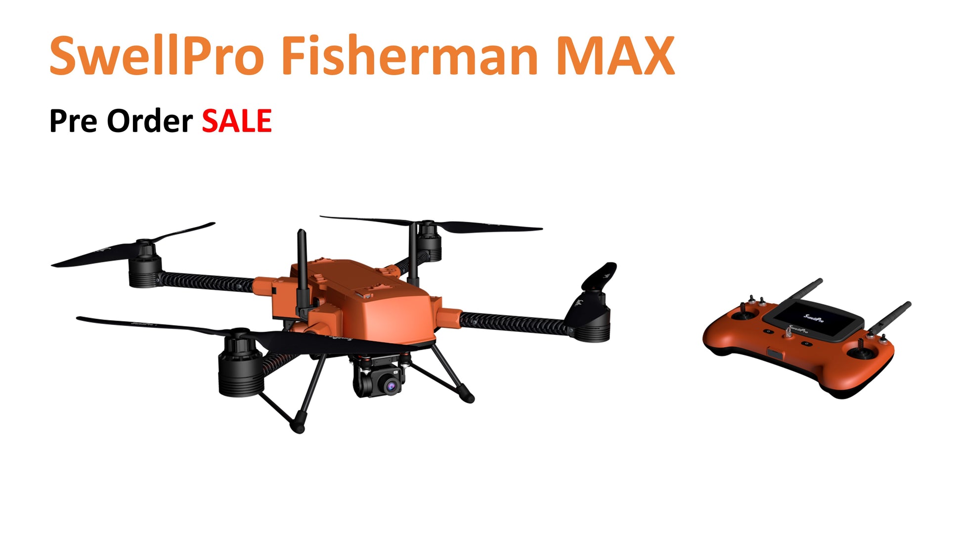 Fisherman MAX Heavy Lift Fishing Drone Fish More COMBO with