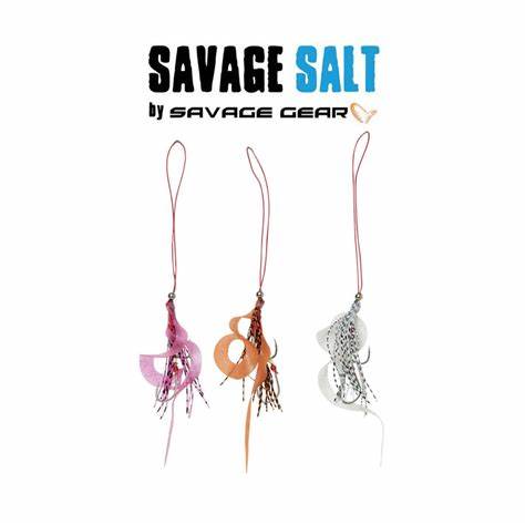 Savage Gear SG cuttle eye Skirts with hook (hook size Large)