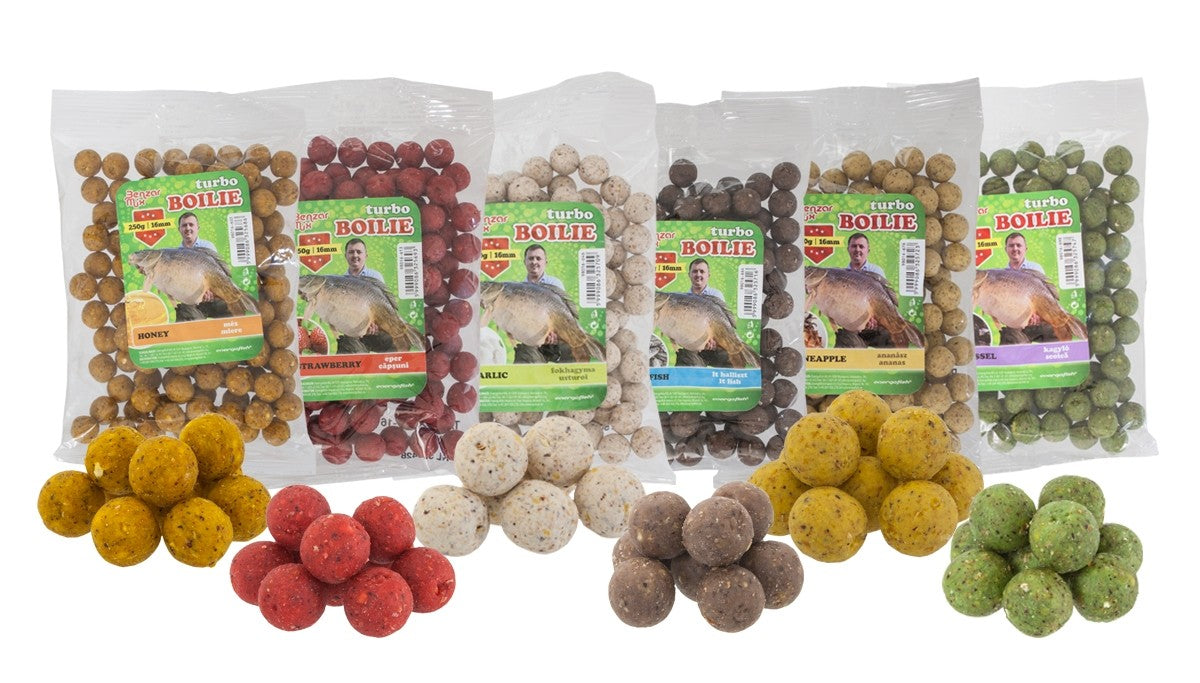 Benzar Mix Turbo boilies (Ø16mm, 250gr)