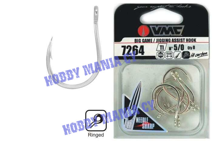 VMC 7264 Big Game / Jigging Assist Hooks